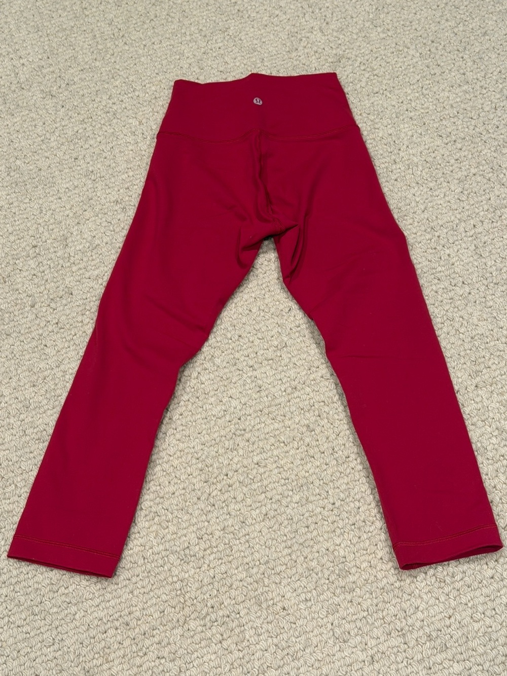 Lululemon Red, crop leggings